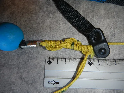 Exemple de drisses de freins mal bobinées