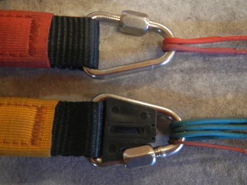 Exemple de maillons d'élévateurs désserrés